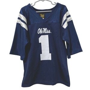 Ole Miss Rebels Blue Jersey Youth M University of Mississippi College Football
